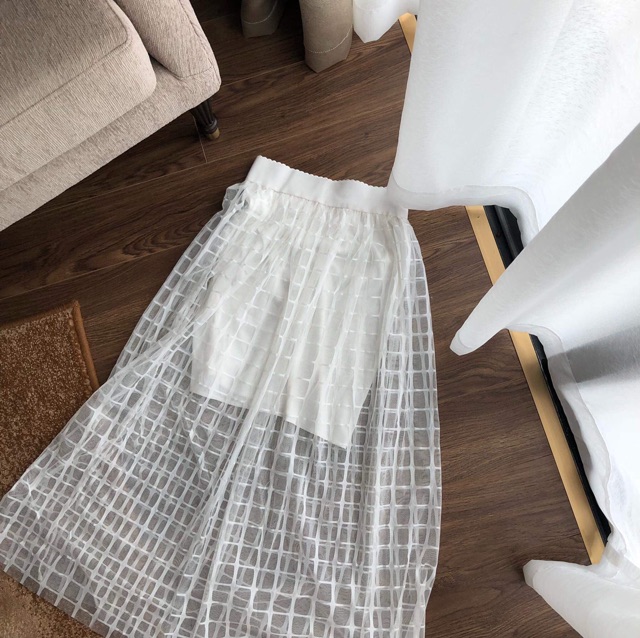 Chân váy voan tiểu thư mimee