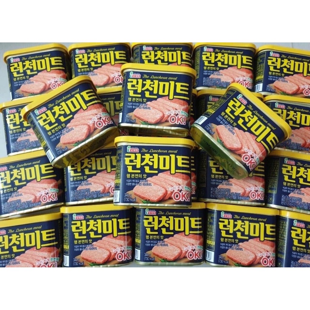 Thịt hộp Lotte Lunchoen Meat Hàn Quốc 340g