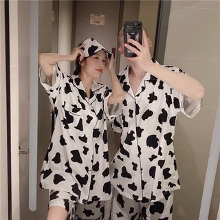 Đồ ngủ ngắn bò sữa 🐄🐼
