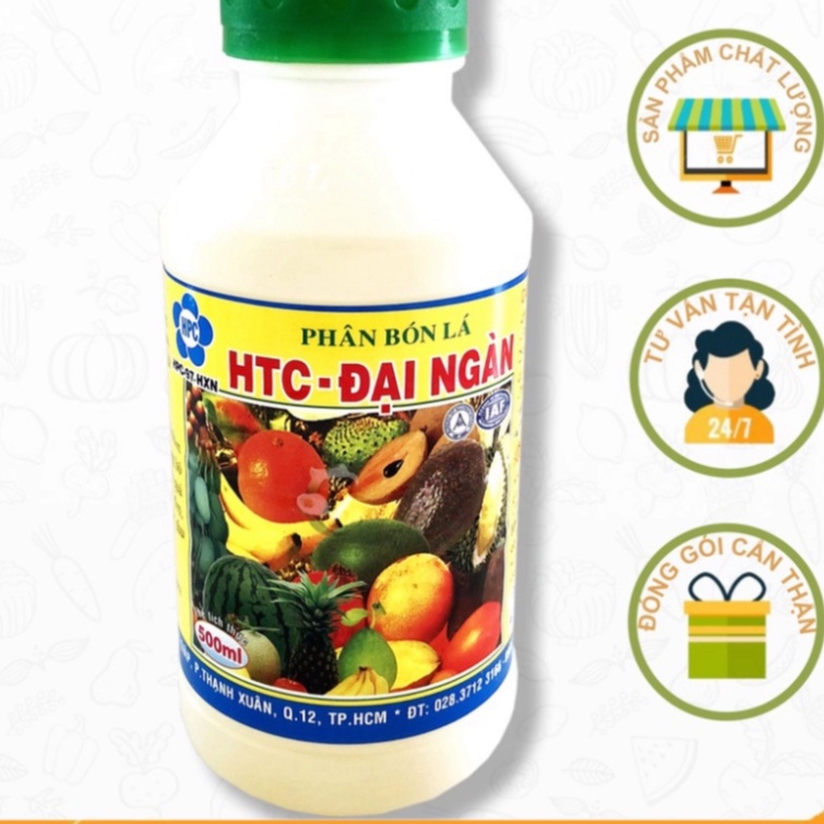 Phân bón lá HTC ĐẠI NGÀN - Ủ Trái chín 500ml . Nông Dược Xanh