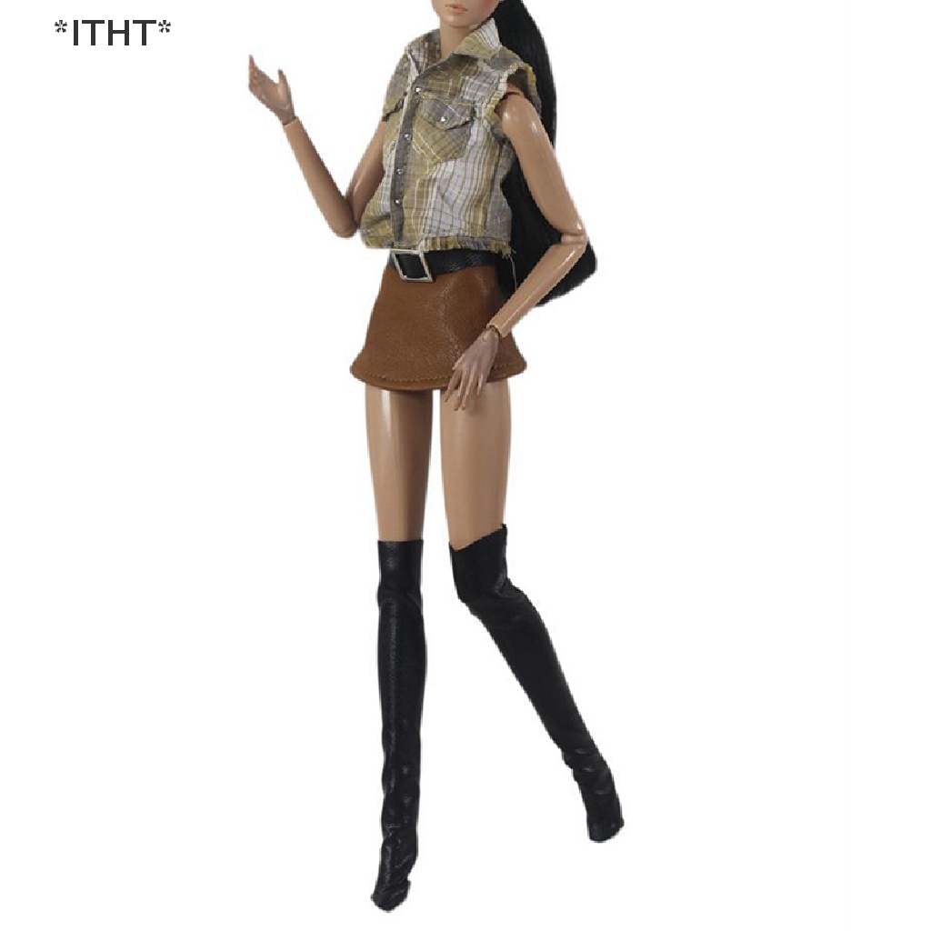 Bộ 4 Túi Xách / Chân Váy Cho Búp Bê 30cm Tỉ Lệ 1 / 6