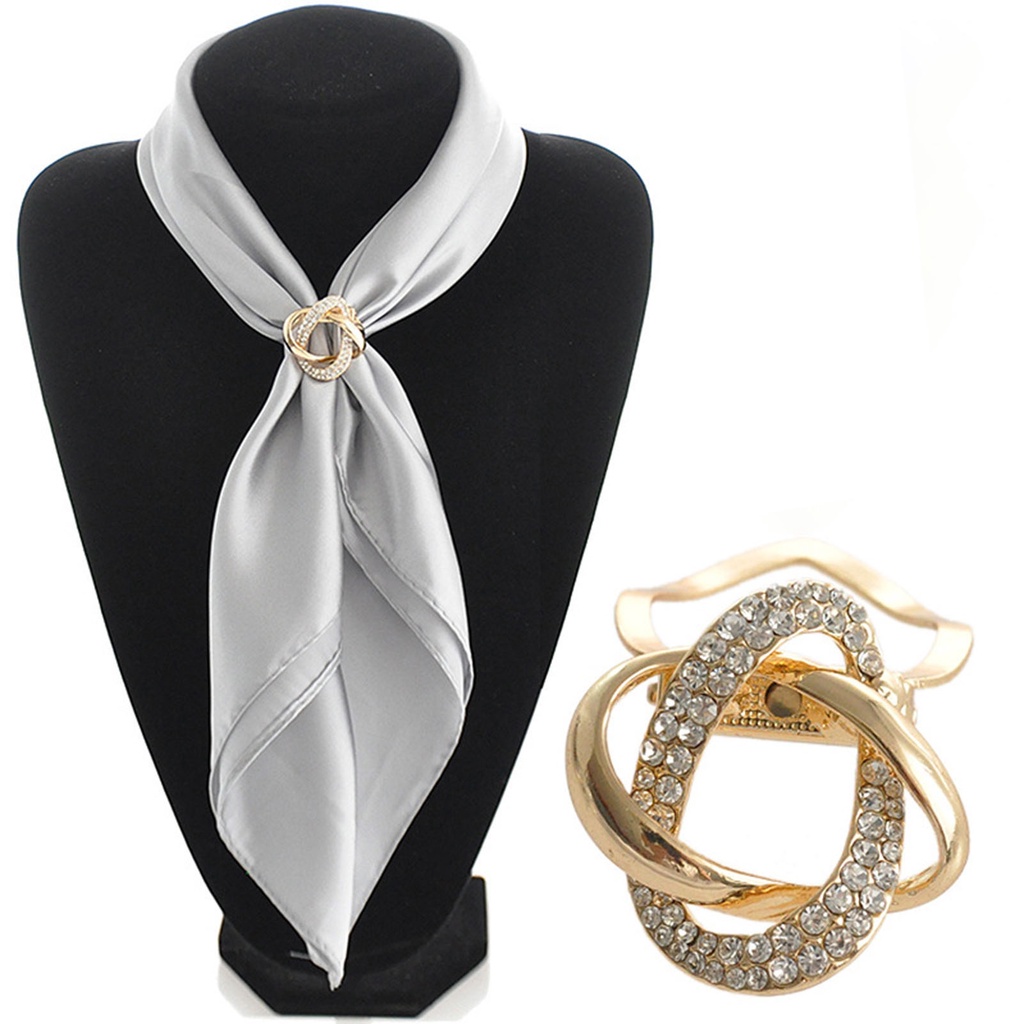 Khóa kẹp khăn choàng cổ kiểu dáng sang trọng thời trang dành cho nữ