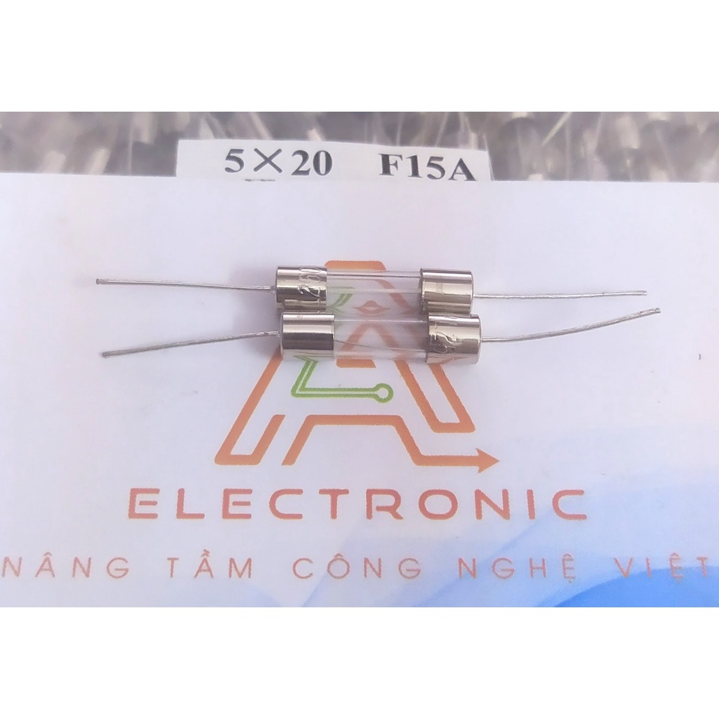 CẦU CHÌ 15A 250V CHÂN HÀN 5X20mm RK-37