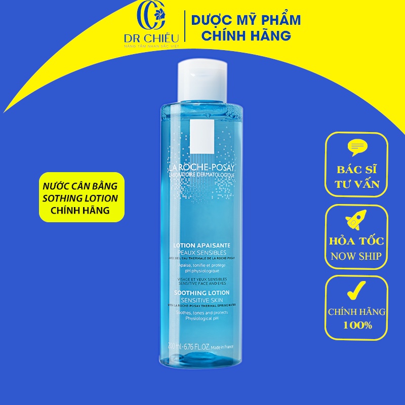 Toner LA ROCHE POSAY Soothing Lotion Sensitive Skin Nước cân bằng La Roche-Posay cho da nhạy cảm 200ml