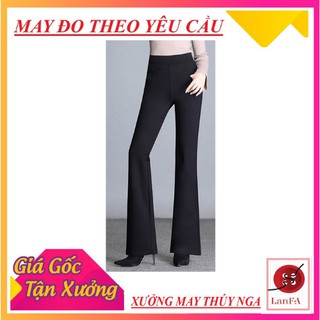 Quân💔 Tây Nữ Ống Loe QT88 - Đen🌷