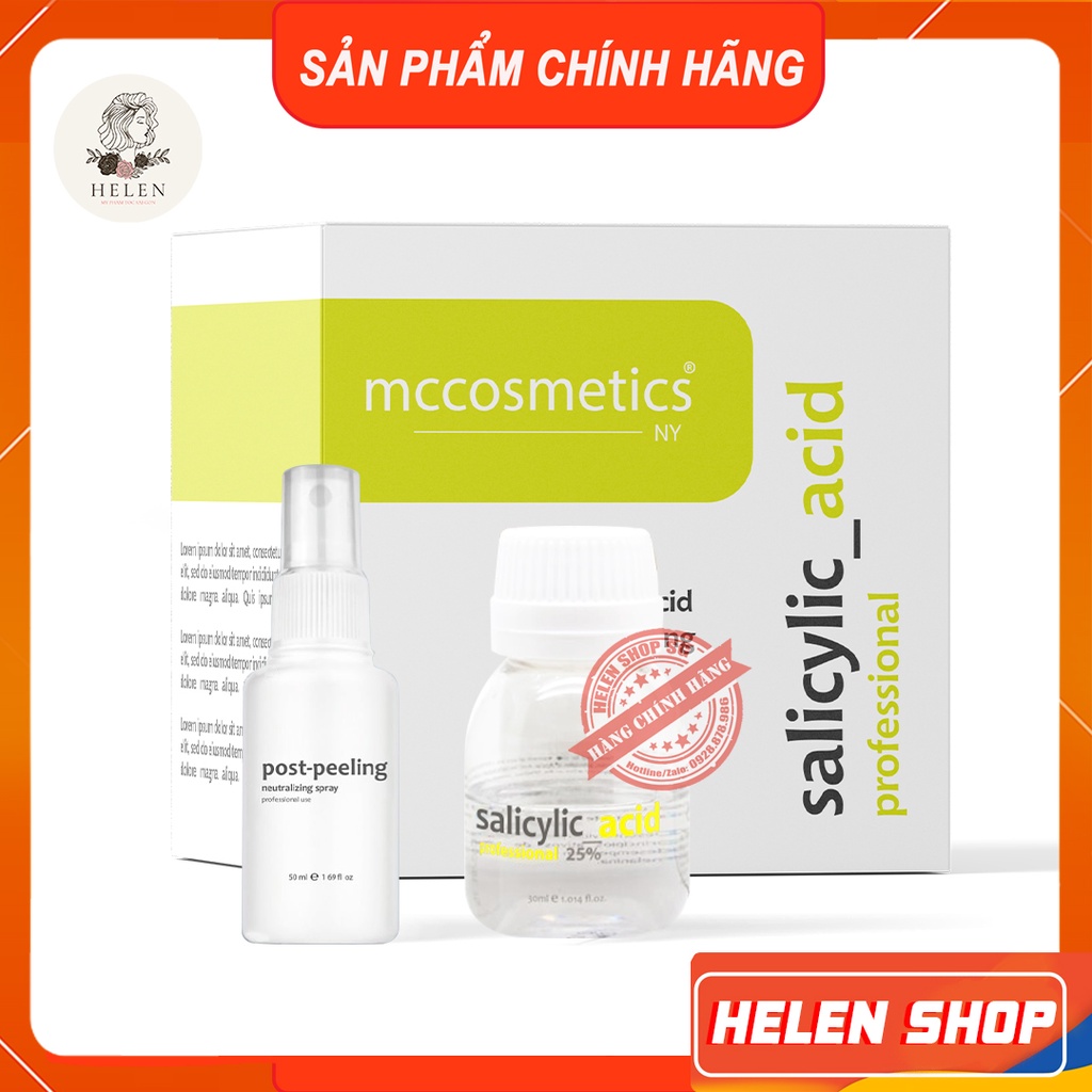 BHA Salicylic Removing MCCM và MCCosmetics 50ml - Peel hóa học dành cho da dầu và mụn