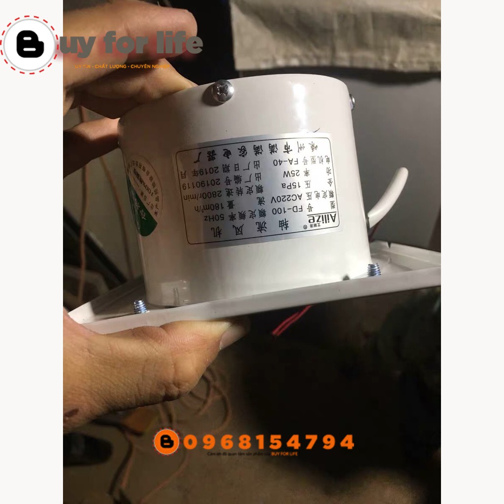 Quạt hút gió FD-100 ( 25W ) hút gió nhà bếp , nhà tắm , nhà vệ sinh mới nhất