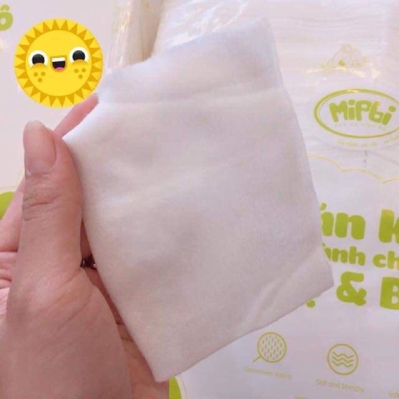 Khăn khô đa năng mipbi cho mẹ và bé 600g (560-580 tờ)