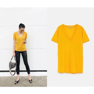 Phông zara cổ tim