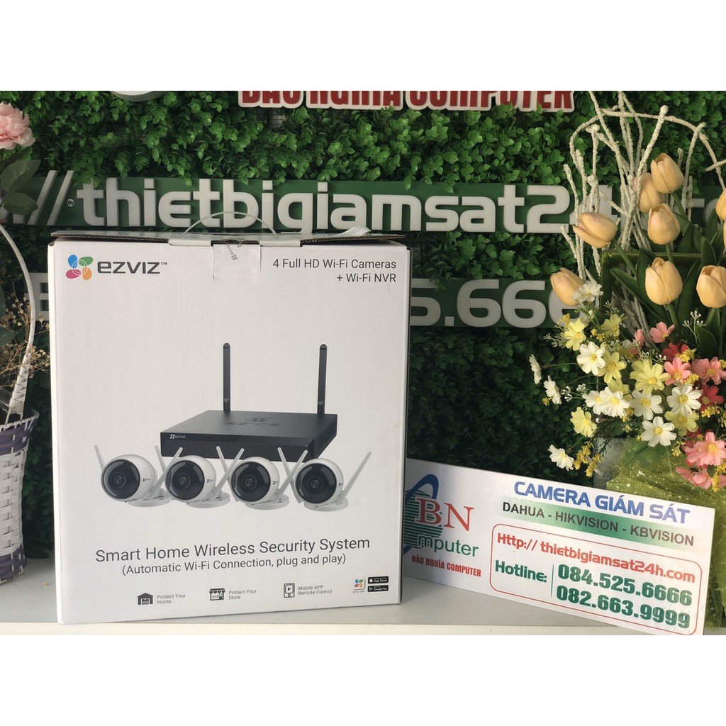 Trọn Bộ Kit 4 Camera Wifi Kit WIFI HIKVISION 2.0