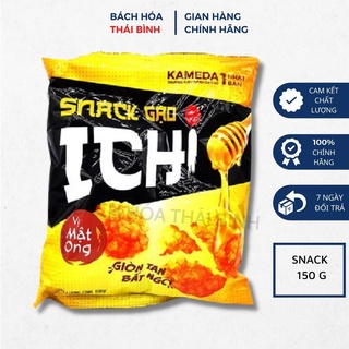 Bánh gạo Nhật mật ong Ichi snack gạo gói 150g
