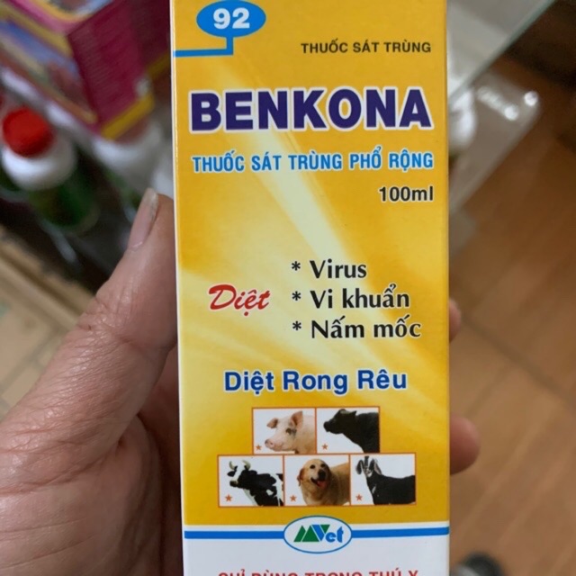 Thuốc sát khuẩn diệt rong rêu benkona (dùng cho phong lan)