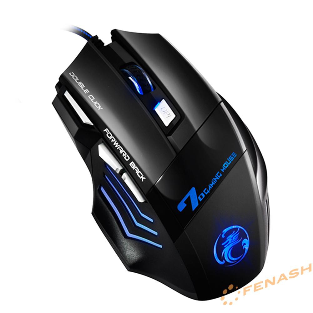 IMICE Chuột Gaming Femice X7 Có Dây Với 4 Bánh Răng 2400dpi