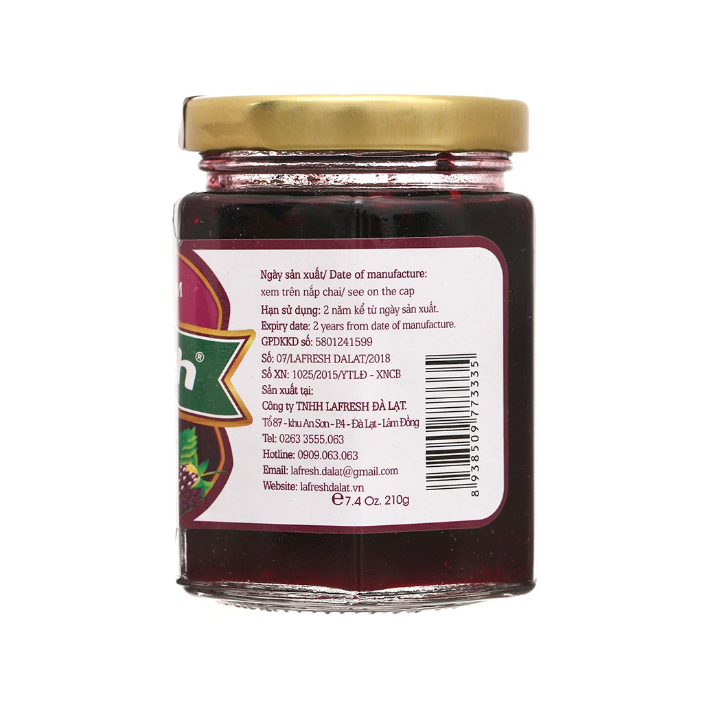 Mứt dâu tằm La Fresh hũ 210g