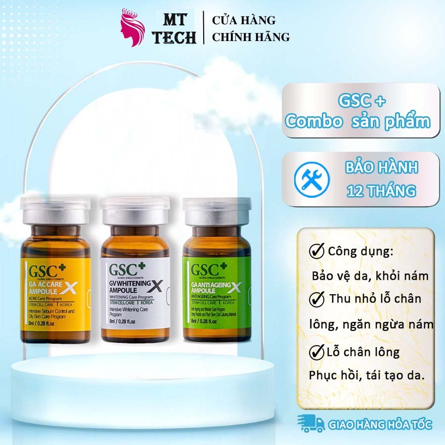 Tế Bào Gốc GSC+ (Mụn) (Nám) (Sẹo Rỗ) Hàng Chính Hãng Hàn Quốc 100%