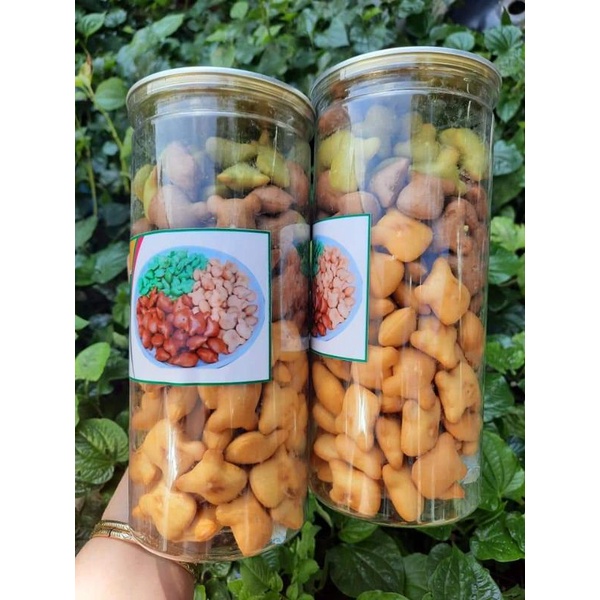 BÁNH GẤU NHÂN KEM MIX 3 VỊ LOẠI ĐẶC BIỆT HŨ 450GR