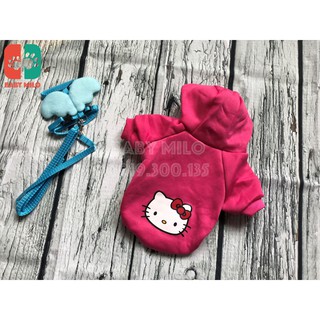 Bộ áo hello kitty hồng cho cún