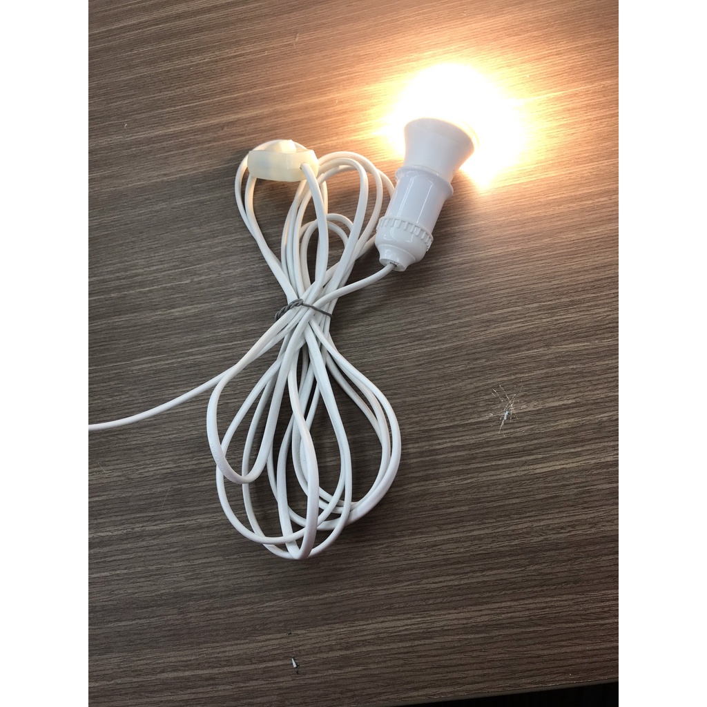 Đui đèn liền dây DS7 có công tắc dây dài 2.5m, 5m hàng BH chính hãng