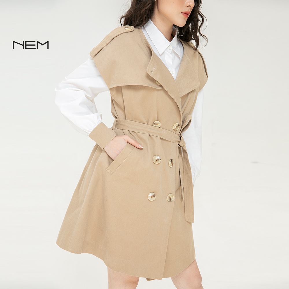 Đầm Gile nữ thiết kế NEM Fashion D10742  (phía ngoài, chưa bao gồm sơ mi phía trong)