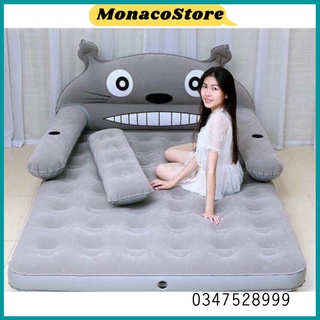 Sẵn hàng Giường hơi hình thú kute kèm bơm và miếng vá - MNC Store