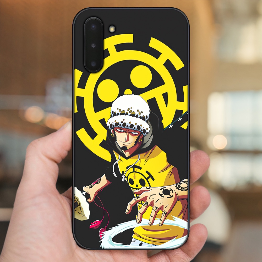 Ốp lưng Samsung Note 10 viền đen in hình Law One Piece