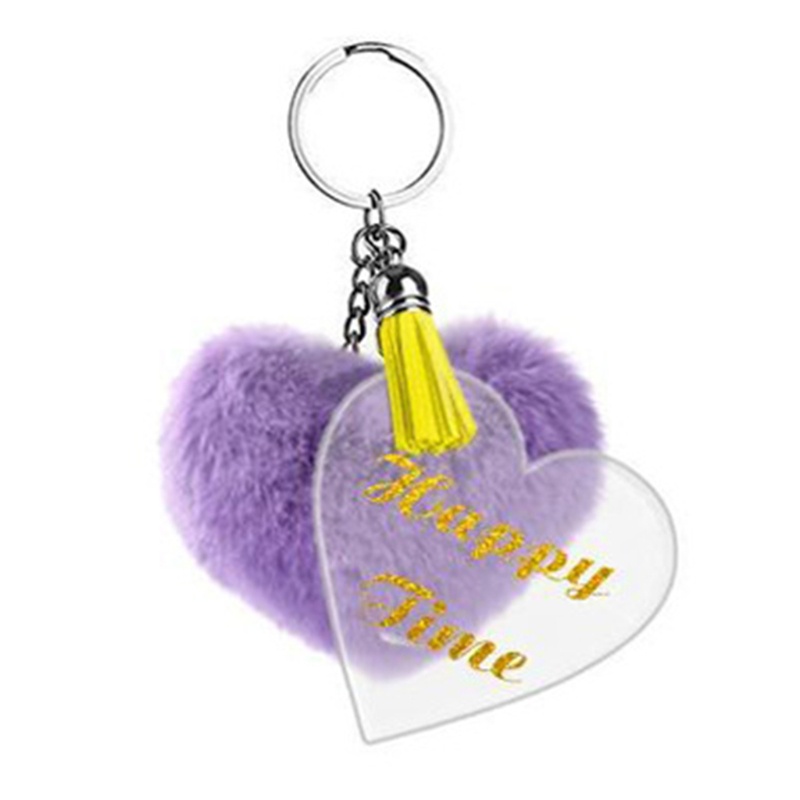 Set 24 Móc Khóa Tua Rua Chất Liệu Acrylic Dùng Để Trang Trí DIY Cr