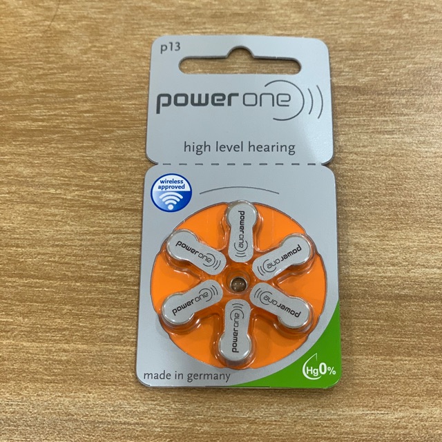 Pin 13 / PR48 Power One - Pin máy trợ thính