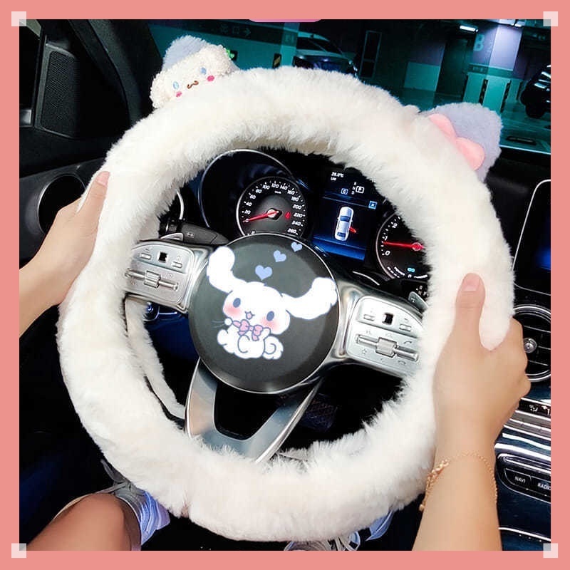 Vỏ Bọc Vô Lăng Xe Hơi Chống Trượt Thoải Mái Màu Hồng Sanrio My Melody Cho Nữ