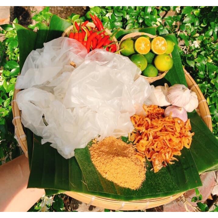 ( 3 món) 500gr rìa phơi sương + 100gr muối nhuyễn + 100gr hành phi thơm ngon