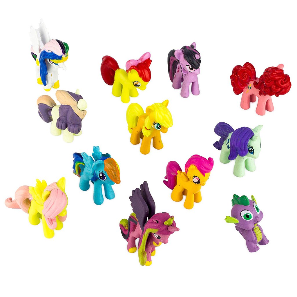 Set 12 mô hình nhân vật phim My Little-Pony đáng yêu
