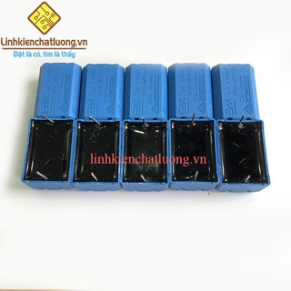 10 chiếc tụ bếp từ 5uF 275VAC 400VDC loại nằm màu xanh chính hãng BM