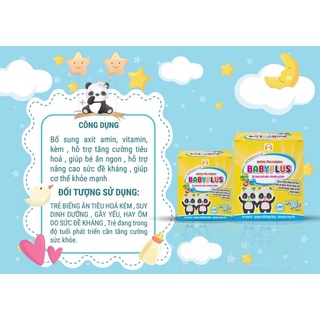 Siro Ăn Ngon Baby Plus, Giúp Bé Tăng Cân, Tiêu Hoá Tốt, Tăng Cường Sức Đề Kháng, Hết Táo Bón - Bé ăn ngon, ngủ ngon