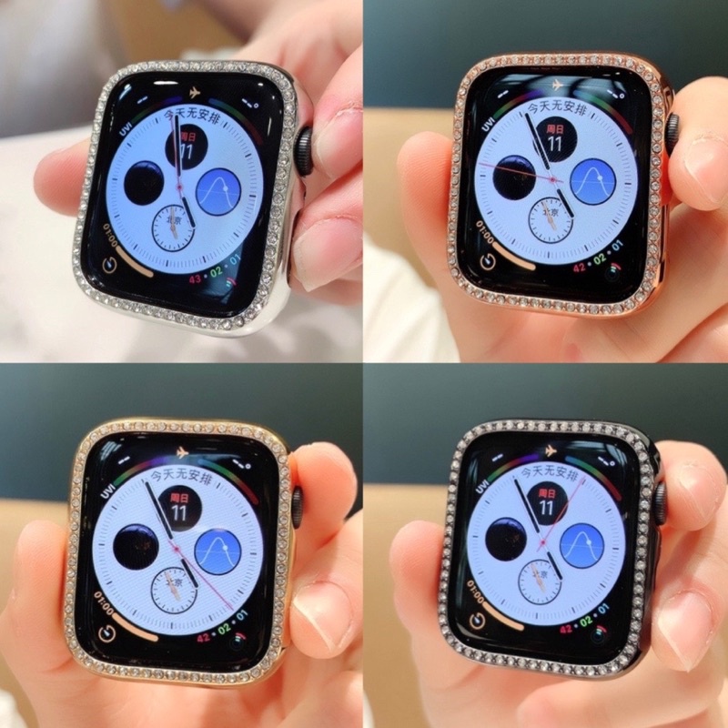 ốp viền đính đá cực kỳ sang trọng dành cho applewatch