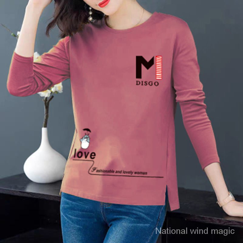 NY life Trang ĐiểmNY life● COSHOP ● áo thun nữ áo thun dài tay rộng rãi của phụ nữ Hàn Quốc OxVP | BigBuy360 - bigbuy360.vn