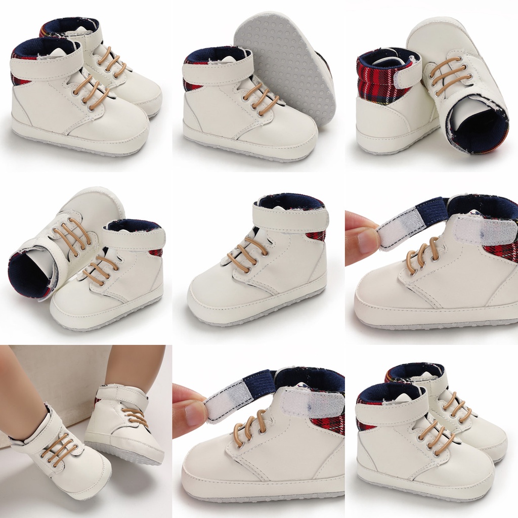 Giày Thể Thao Trắng Đế Mềm Cho Bé walkers