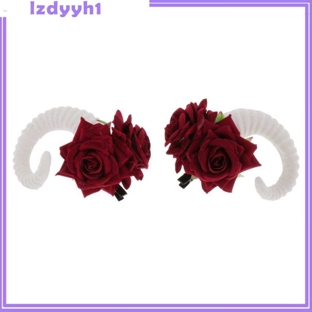 Cài Tóc Sừng Cừu / Dê Hy Lạp Màu Đen Độc Đáo Dùng Hóa Trang JoyDIY