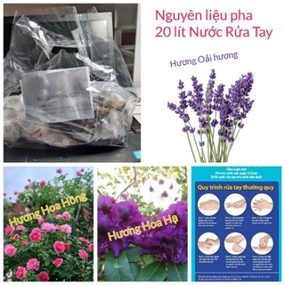 20 lít Nước rửa tay - dạng nguyên liệu tự pha