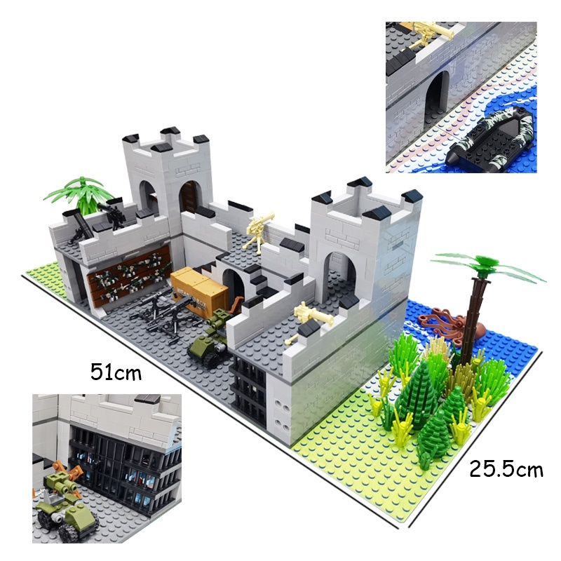 Bộ Đồ Chơi Lắp Ráp Lego MOC Bằng Gỗ Cho Bé Trai