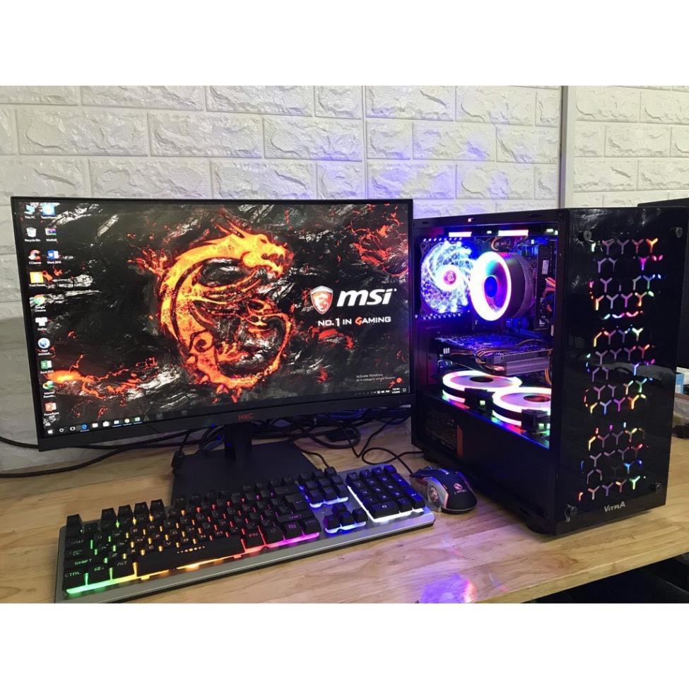 ( Full Bộ)  Máy Tính Chơi Cpu  Core i5 2500/3470/3570 - Ram 8GB - VGA rời GTX 750 2GB DD5 - Tặng Chuột và Bàn Phím