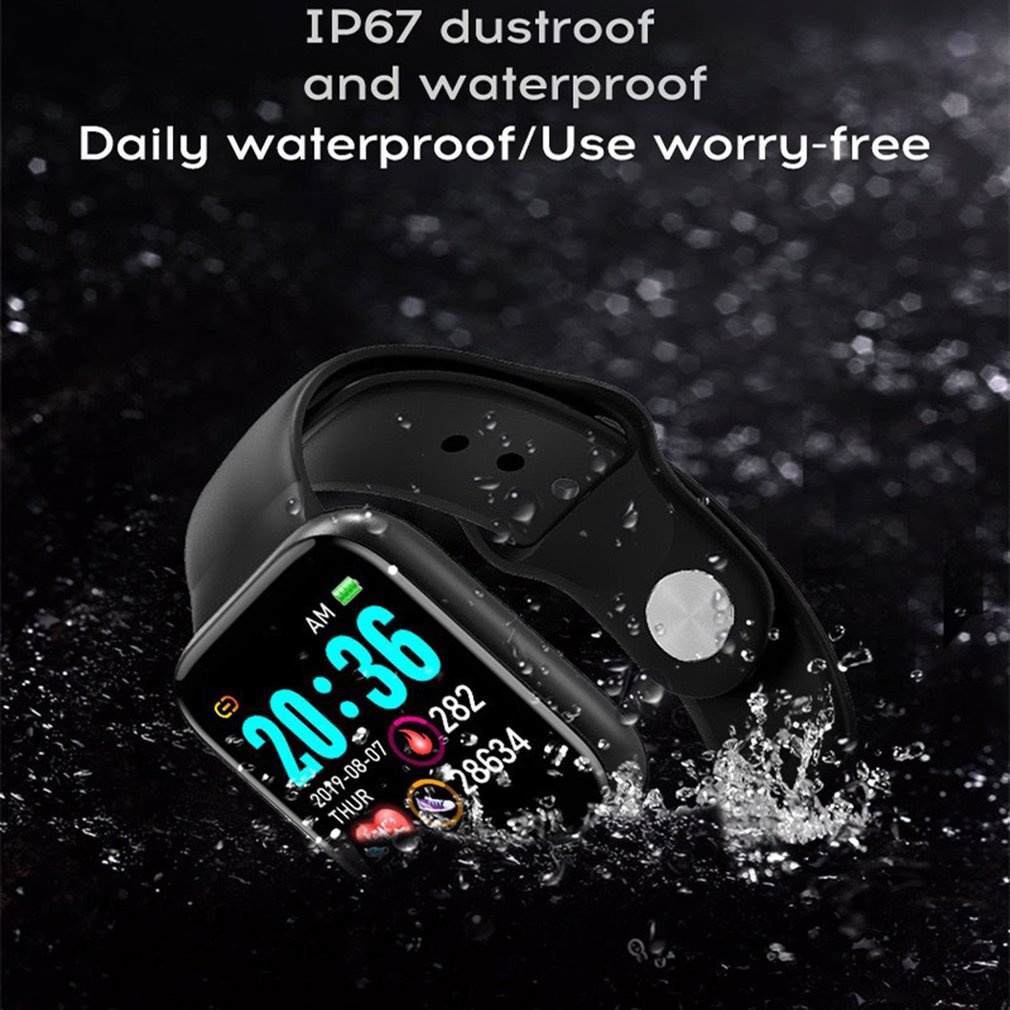 【SUN】⚡Đồng Hồ Thông Minh ⚡ Y68 Bản Cao Cấp Kết Nối Bluetooth chống nước theo dõi nhịp tim/ tập thể thao cho iOS Android