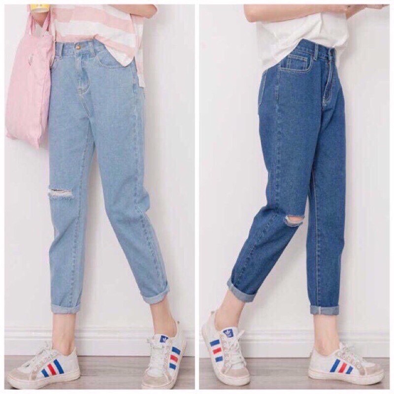 Quần baggy ống nhỏ rạch gối MS285