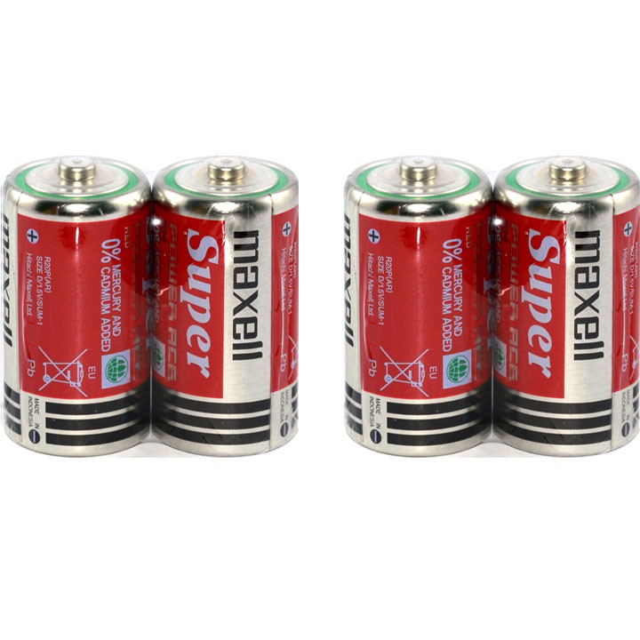 COMBO 5 VỈ PIN MAXELL TRUNG VỈ 2 PIN.