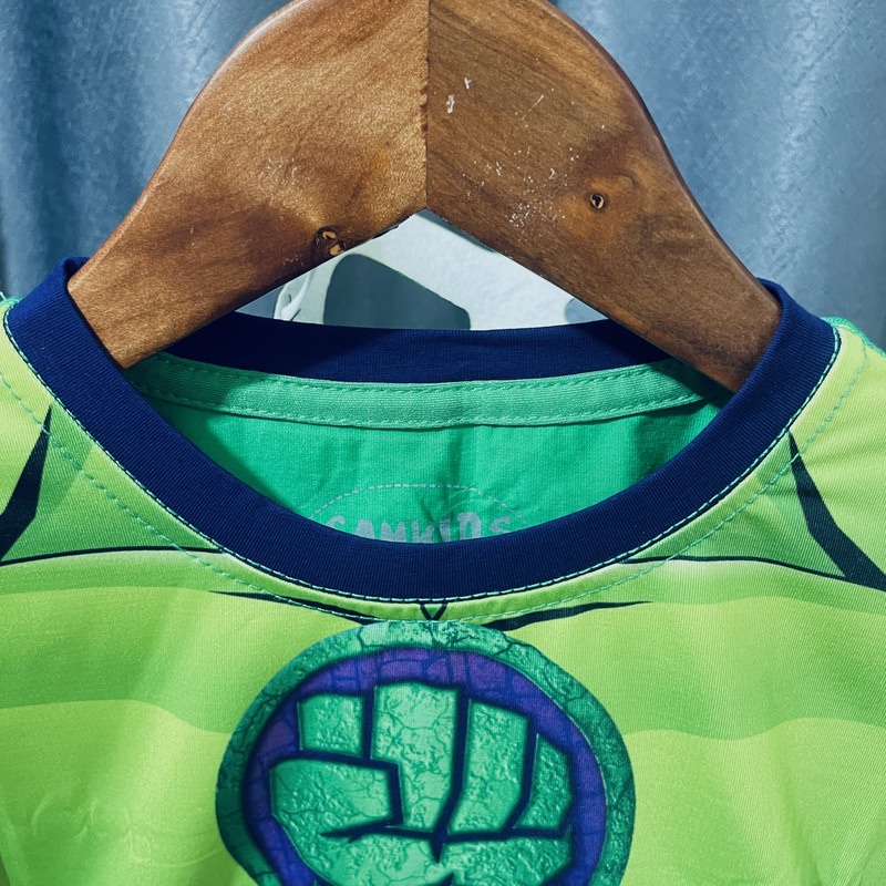 Bộ quần áo siêu nhân hulk, người khổng lồ xanh, đồ lửng bé trai B155 tặng kèm choàng và mặt nạ