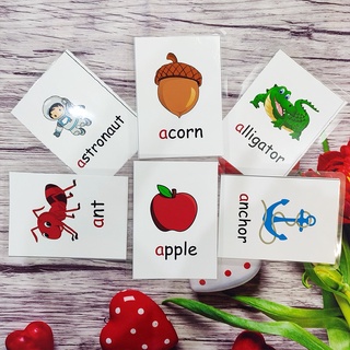156 thẻ từ vựng chữ cái phonic tiếng Anh