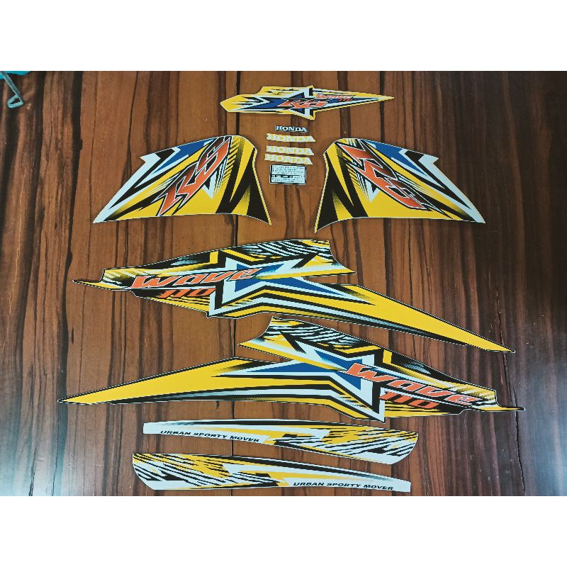 Bộ tem Wave RS 110 màu vàng 2011