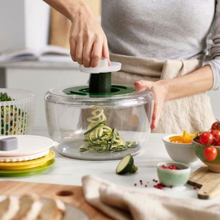 Rổ quay rau Joseph Joseph 20154 Multi-Pre  4 in 1, đa năng, quay salad, cắt xoắn ốc, bào và cắt lát