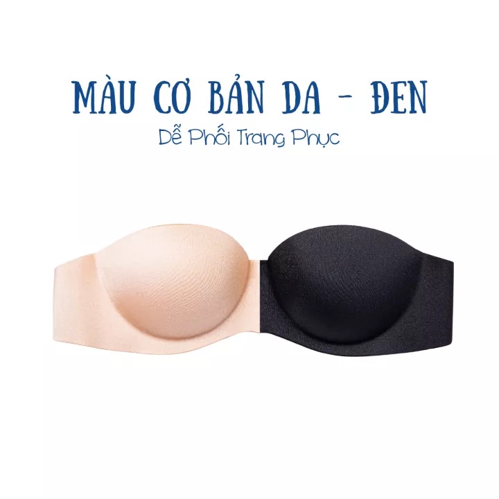 Áo Ngực GV Cúp Ngang, Áo Ngực Không Gọng, Áo ngực Không Dây Quây Ngang [Có Kèm 2 Dây Lưng]