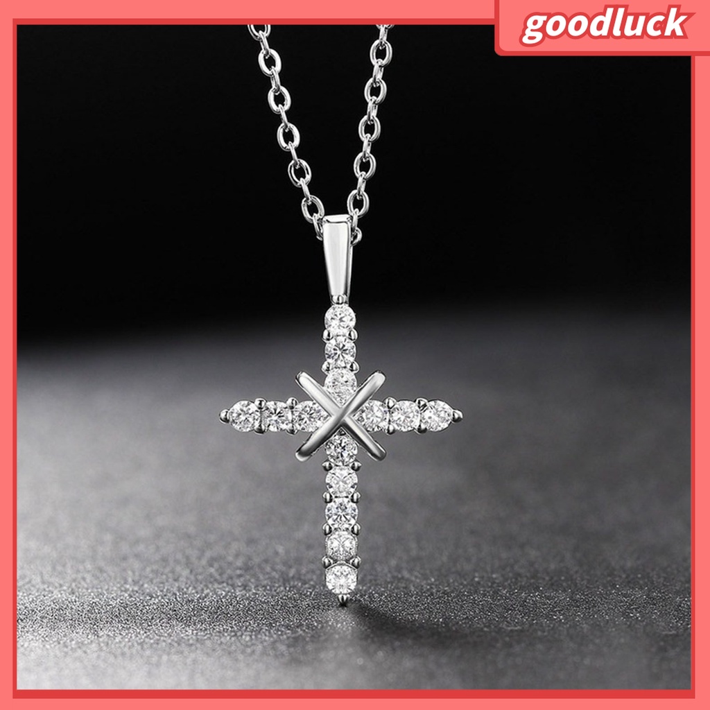 Goodluck| Vòng cổ Mặt Hình Thánh Giá Chất Liệu Hợp Kim Phong Cách Thời Trang