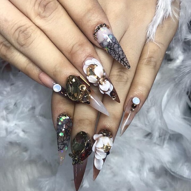 Ren ẩn gel, ẩn bột nail sang chảnh quyến rũ