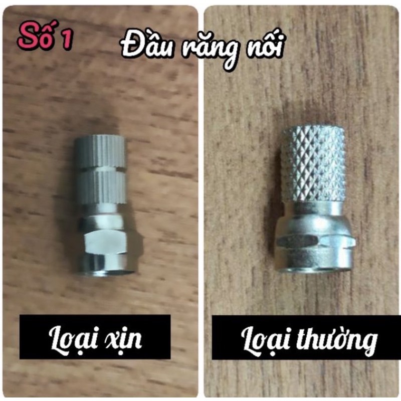 Đầu rắc tivi cáp, Đầu jack nối cáp truyền hình đủ loại